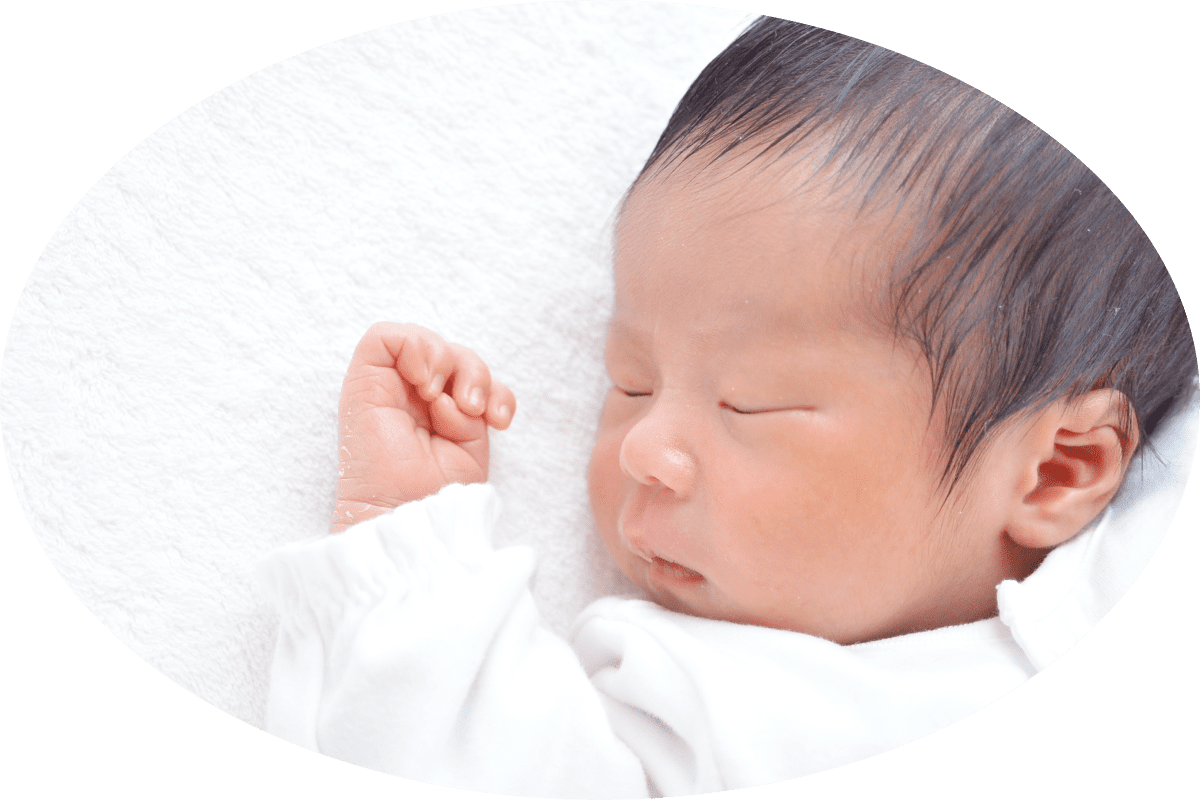 診察結果を身振り手振りで説明している様子